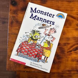 Vintage 1985 Scholastic Monster Manners Paperback Book